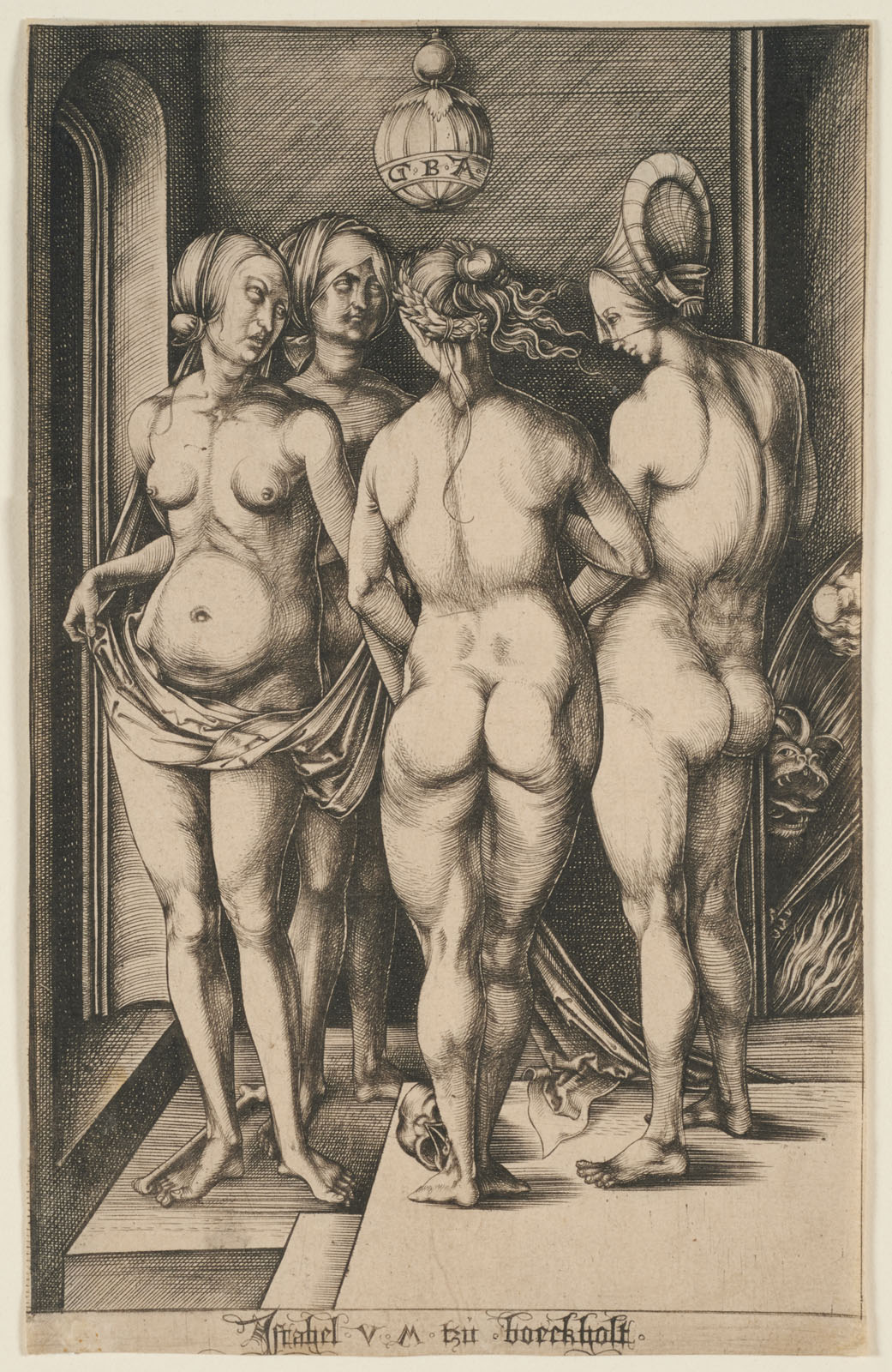Four Nude Women